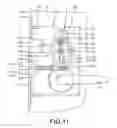 Fig. 12 - Keyed cylinder assembly for door lock
