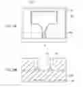 Fig. 10 - Method of manufacturing magnetic head for perpendicular magnetic recording including two side shields