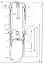 Fig. 01 - Golf bag or other shoulder-borne device having double strap to single strap convertibility