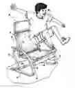 Fig. 01 - Knockdown chair having reinforced side supports