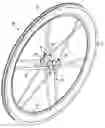 Fig. 01 - COMPOSITE FIBER BICYCLE WHEELS