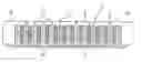 Fig. 01 - Primary part having a cover for a linear motor