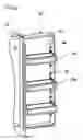 Fig. 06 - Refrigerator with height-adjustable receiving apparatus