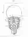 Fig. 02 - Screw-in LED bulb comprising a base having outwardly projecting nodes