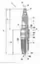 Fig. 01 - Spark plug having a reduced physical volume