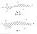 Fig. 02 - Material improvements including the addition of a third airfoil to recreational flying ring having primary and secondary airfoils