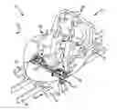 Fig. 01 - Lap bar assembly with locking mechanism with locking in lap bar and grab bar positions