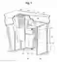 Fig. 02 - Space-saving in-flight trash compactor