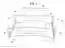 Fig. 02 - Portable Computer Table With Clear Reading and Writing Surface