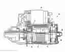 Fig. 01 - Cranking device of an internal combustion engine