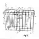 Fig. 02 - Rigid transparent tackle box with vertical storage for large-scale lures