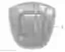 Fig. 01 - Airbag cover with a frame with a metallic appearance