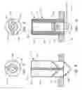 Fig. 05 - Extending emergency light with a recessed, covered storage cavity