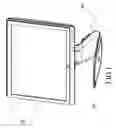 Fig. 02 - Liquid crystal display with a height adjustable base for the panel thereof