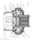 Fig. 02 - Drive shaft and constant velocity joint for it