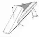 Fig. 01 - V type electric guitar footrest