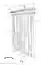 Fig. 02 - Roller shade system having a pleated fabric
