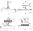 Fig. 01 - Method for manufacturing tight pitch, flip chip integrated circuit packages