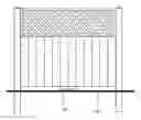 Fig. 01 - Component Composite Molded Concrete Fencing Systems, Light, Medium, and Heavy Weight, for Franchised Contractor Installations or Retail Component Sales