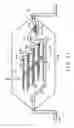 Fig. 23 - Stacked chip package structure with leadframe having inner leads with transfer pad