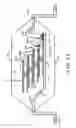 Fig. 24 - Stacked chip package structure with leadframe having inner leads with transfer pad