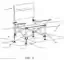 Fig. 02 - Chair having legs that are adjustable independently and in a coordinated manner