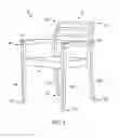 Fig. 02 - Seating device with ergonomic armrests