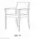 Fig. 06 - Seating device with ergonomic armrests
