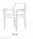 Fig. 08 - Seating device with ergonomic armrests