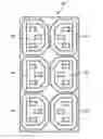 Fig. 01 - Dual column gang outlets for minimizing installation space
