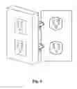 Fig. 09 - Load condition controlled wall plate outlet system