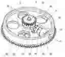Fig. 01 - Differential gear for watch movement