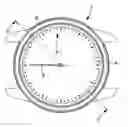 Fig. 01 - Pressure sensor with a diaphragm and depth gauge comprising the same