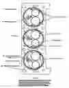 Fig. 03 - Internal combustion (IC) engine head assembly combustion chamber multiple spark ignition (MSI) fuel savings device and methods of fabrication thereof