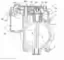 Fig. 01 - Motor-driven throttle valve device with inductive throttle sensor and inductive throttle sensor for detecting rotation angle of throttle shaft of motor-driven throttle valve device