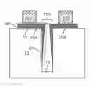 Fig. 01 - Self-aligned nano-scale device with parallel plate electrodes