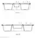Fig. 09 - SUPER-THIN INJECTION MULTI-PARTITION INDIVIDUALLY SEALED FOOD CONTAINER