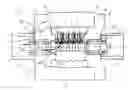 Fig. 01 - Turbo engine with improved compensating piston gasket