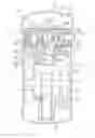 Fig. 01 - Fluid machinery having annular back pressure space communicating with oil passage