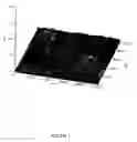 Fig. 02 - GLASS CERAMIC PANEL WITH A PLEASING BLACK DECORATION APPLIED WITH A DECORATIVE PAINT