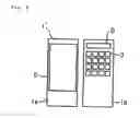 Fig. 08 - Mobile information terminal having operation keys and a display on opposite sides
