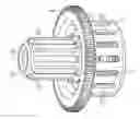 Fig. 01 - Nested torsional damper for an electric machine