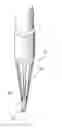 Fig. 01 - Trocar assembly with obturator and retractable stylet