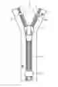 Fig. 01 - Fastener stringer and slide fastener