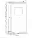 Fig. 02 - Cabinet mounted oscillating self-centering cafe-door