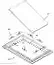 Fig. 01 - Mounting device for a glazing panel and method of its use