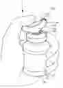 Fig. 01 - Molded container with opener and method for use