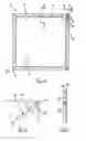 Fig. 02 - Stencil stretcher frame having a protective device for holding a printing stencil