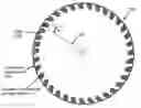 Fig. 01 - HIGH SPEED ABRASIVE CUTTING BLADE WITH SIMULATED TEETH