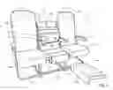 Fig. 03 - Convertible passenger seat assembly